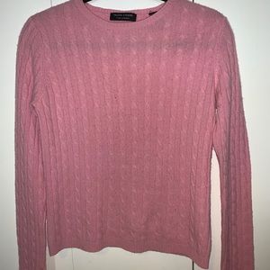Pink cashmere sweater